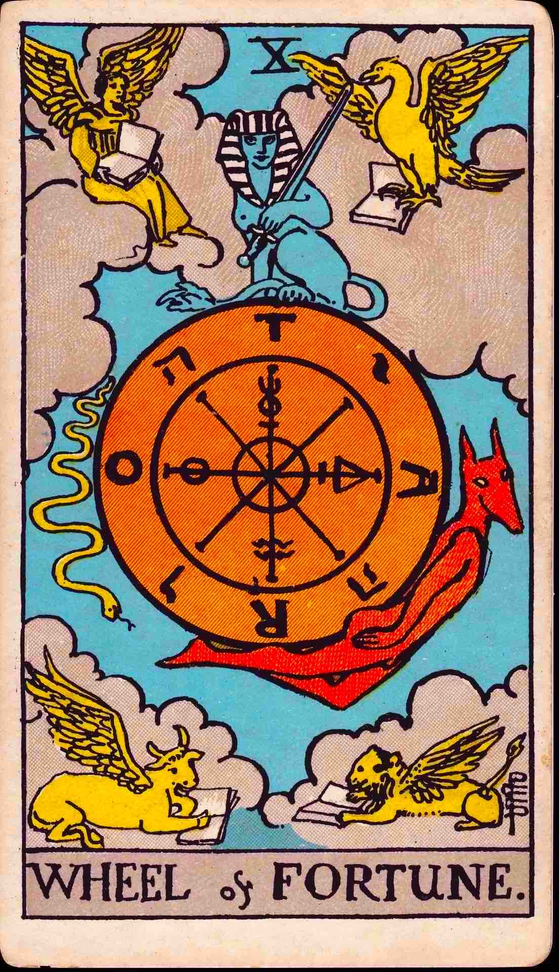 The Wheel of Fortune tarot card